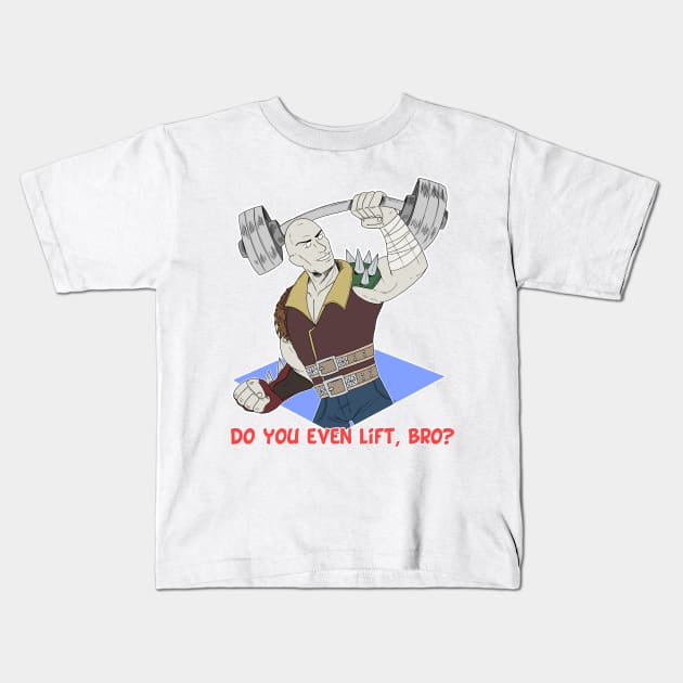 Beast Battler: Do You Even Lift? Kids T-Shirt by lacbro